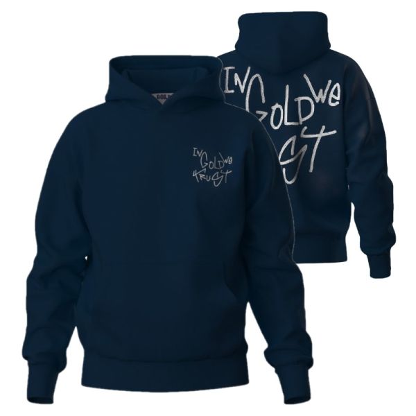In Gold We Trust The Dyrdek Hoodie Navy
