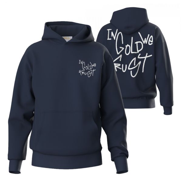 In Gold We Trust The Dyrdek Hoodie Navy