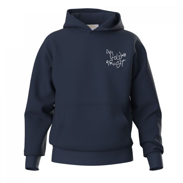 In Gold We Trust The Dyrdek Hoodie Navy