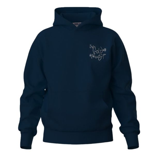 In Gold We Trust The Dyrdek Hoodie Navy