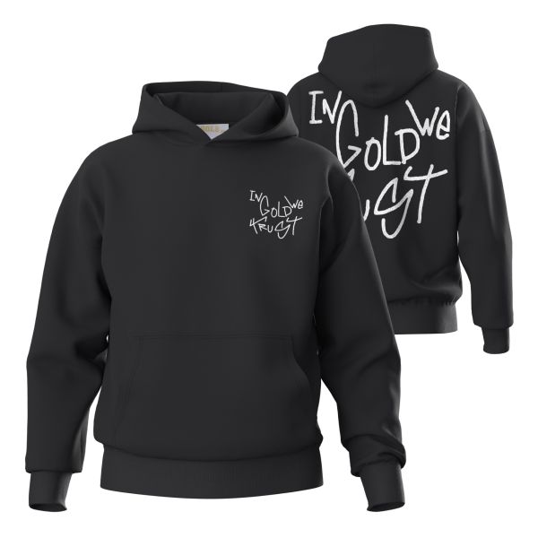 In Gold We Trust The Dyrdek Hoodie Zwart