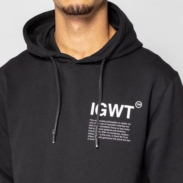 In Gold We Trust The Evolution Hoodie Zwart
