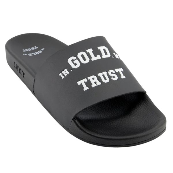 In Gold We Trust The Flop Slippers Zwart