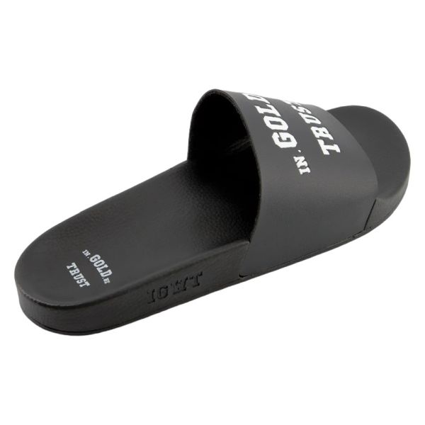 In Gold We Trust The Flop Slippers Zwart