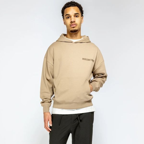In Gold We Trust The Future Hoodie Beige