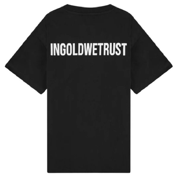 In Gold We Trust The Future T-shirt Zwart