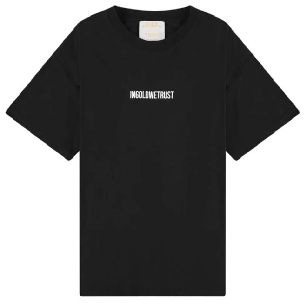 In Gold We Trust The Future T-shirt Zwart