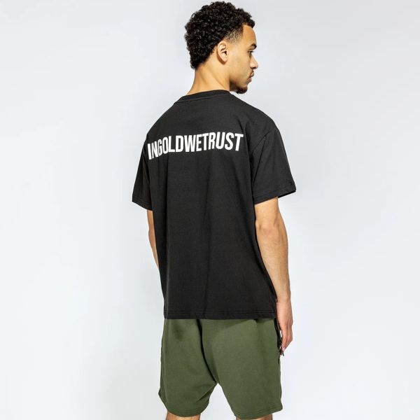 In Gold We Trust The Future T-shirt Zwart