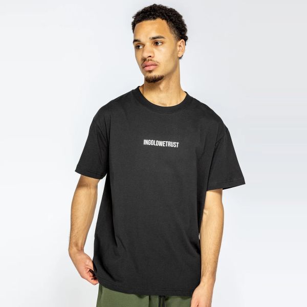 In Gold We Trust The Future T-shirt Zwart