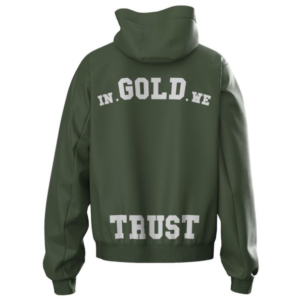 In Gold We Trust The Gift Jas Donker Groen
