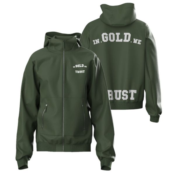 In Gold We Trust The Gift Jas Donker Groen