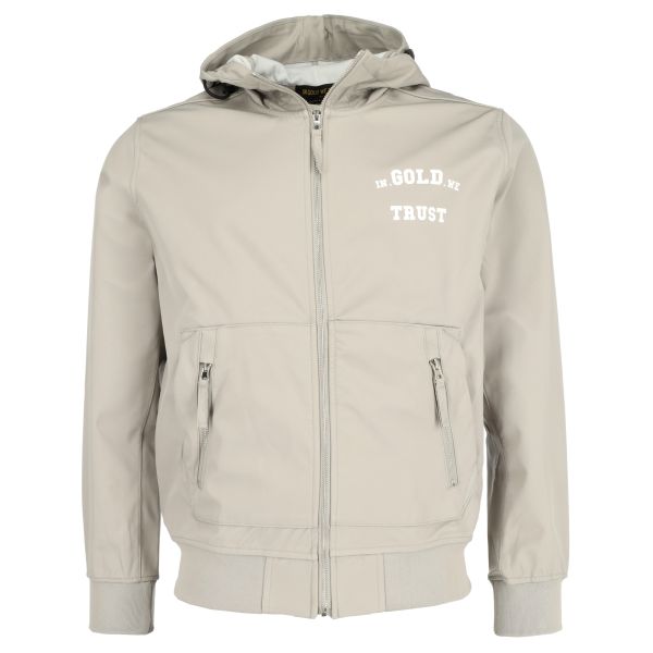 In Gold We Trust The Gift Softshell Jas Grijs