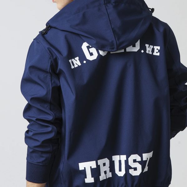 In Gold We Trust The Gift Softshell Jas Navy