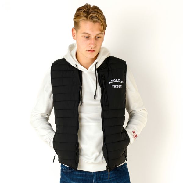 In Gold We Trust The Glory Bodywarmer Zwart