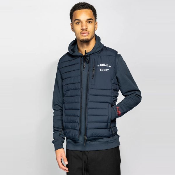 In Gold We Trust The Glory Bodywarmer Blauw