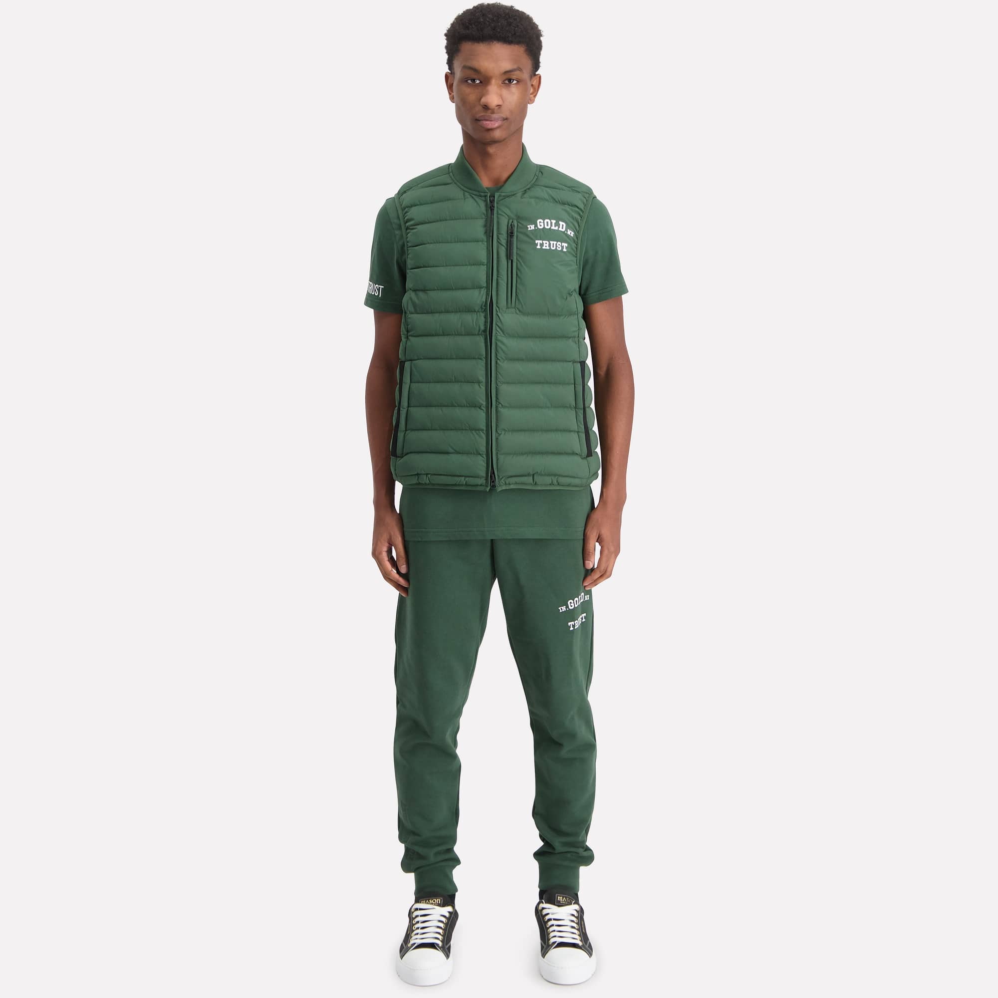 In Gold We Trust The Glory Bodywarmer Donker Groen