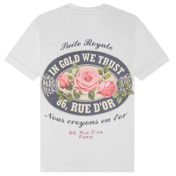 In Gold We Trust The Hotel T-shirt Wit