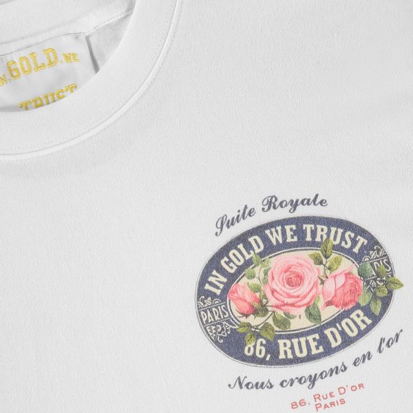 In Gold We Trust The Hotel T-shirt Wit