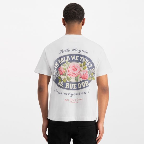 In Gold We Trust The Hotel T-shirt Wit