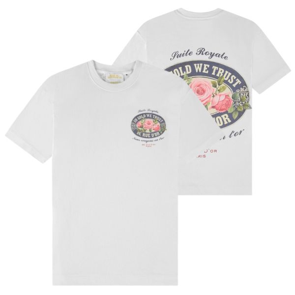 In Gold We Trust The Hotel T-shirt Wit