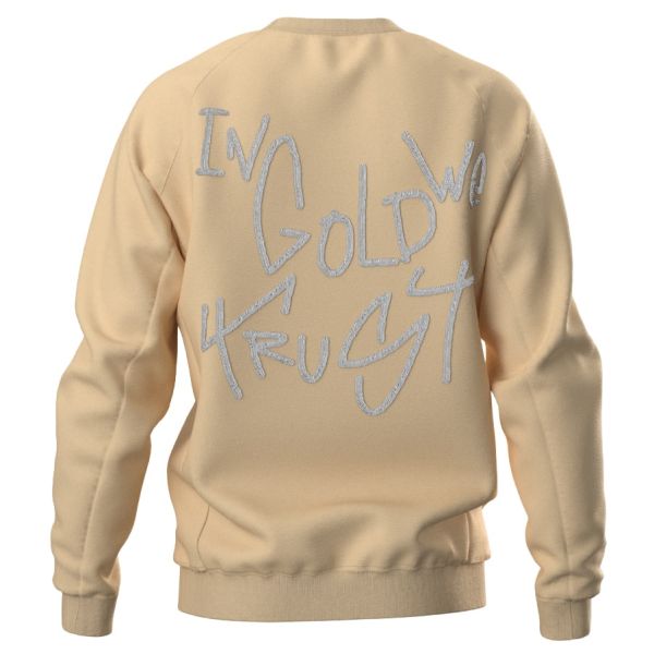 In Gold We Trust The Houston Sweater Licht Geel