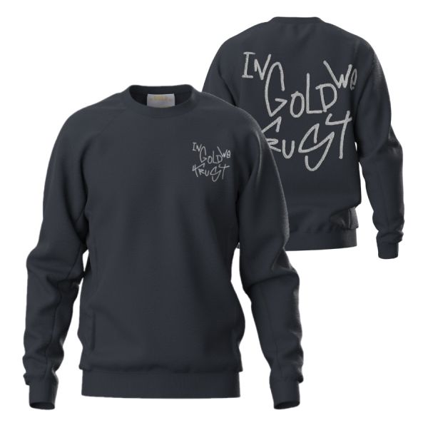 In Gold We Trust The Houston Sweater Navy