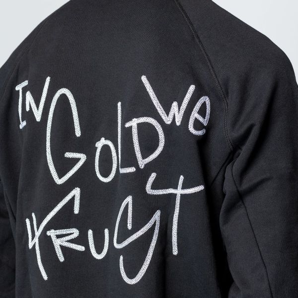 In Gold We Trust The Houston Sweater Zwart