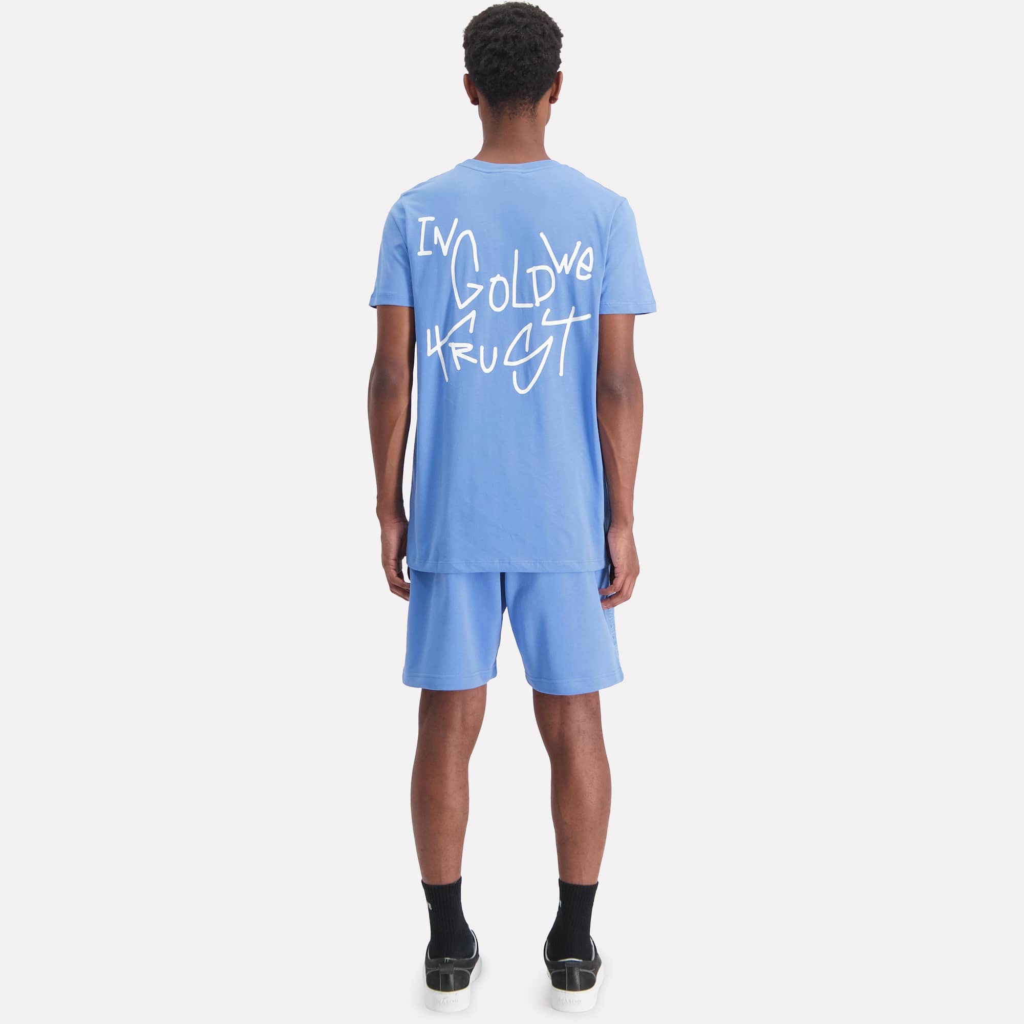 In Gold We Trust The Koston T-shirt Blauw IGWTT-053