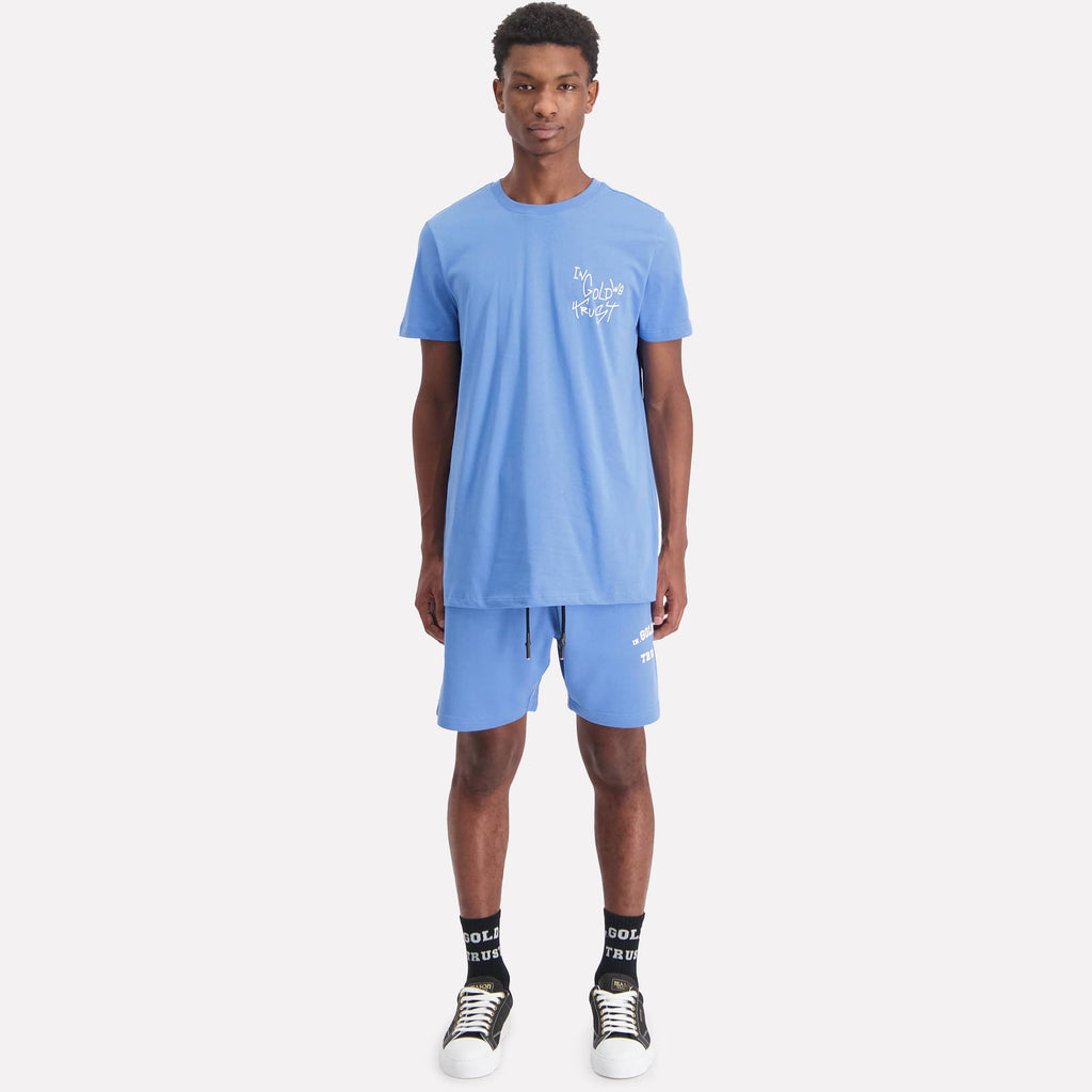 In Gold We Trust The Koston T-shirt Blauw IGWTT-053