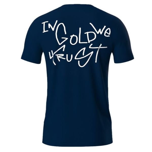 In Gold We Trust The Koston T-shirt Donker Blauw