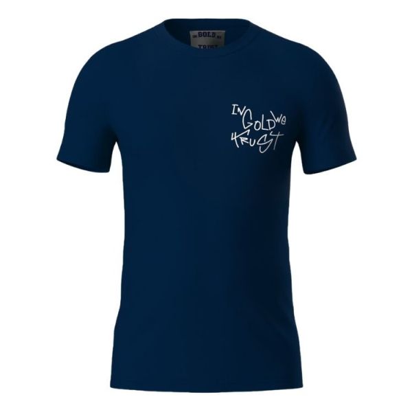 In Gold We Trust The Koston T-shirt Donker Blauw