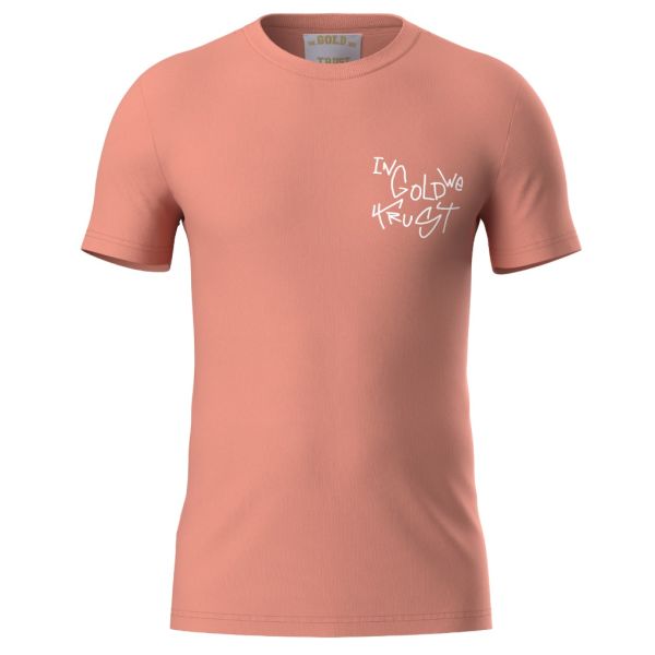 In Gold We Trust The Koston T-shirt Donker Peach