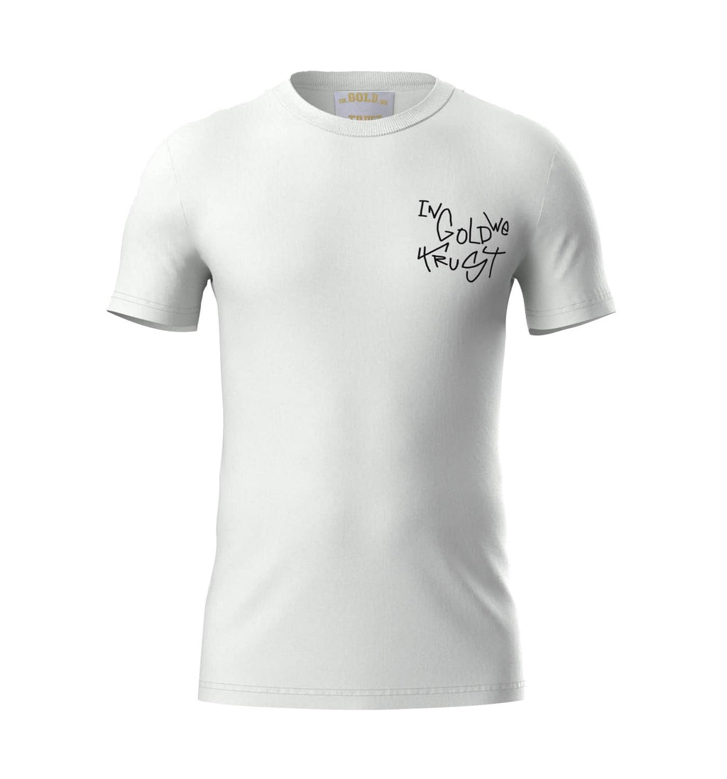 In Gold We Trust The Koston T-shirt Wit IGWTT-053