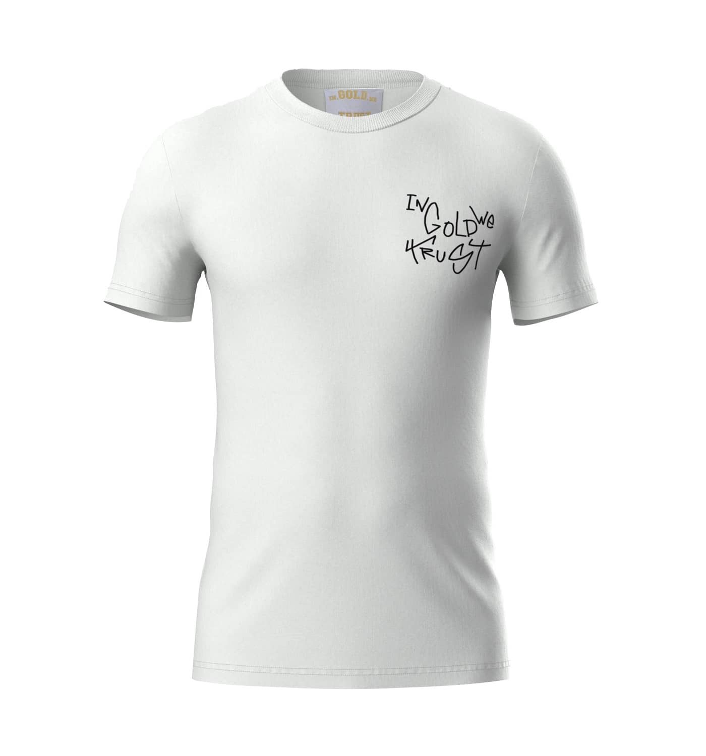 In Gold We Trust The Koston T-shirt Wit IGWTT-053