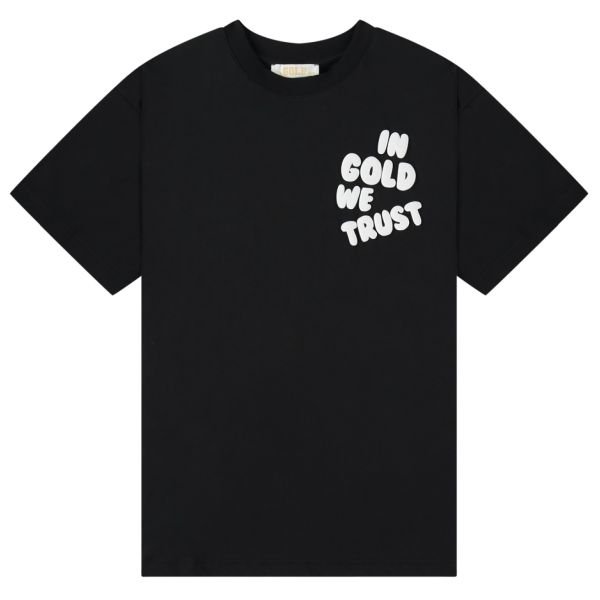 In Gold We Trust The Kush T-shirt Zwart