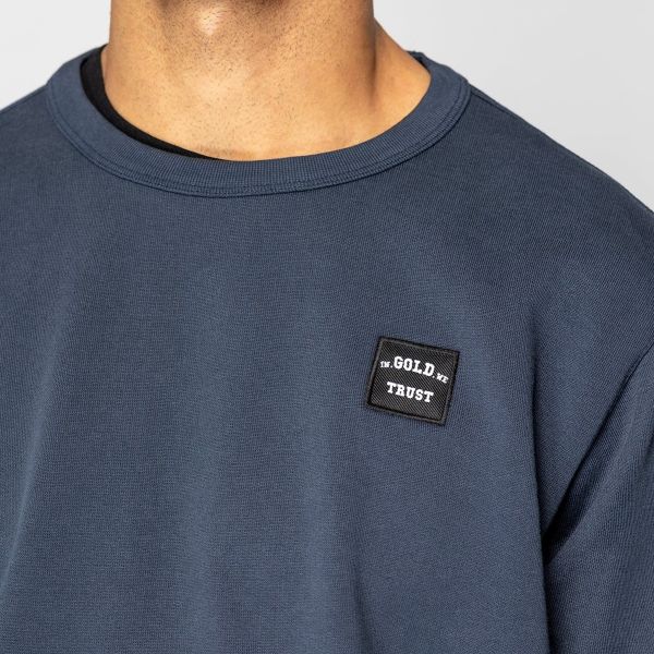 In Gold We Trust The Lifetime Sweater Blauw