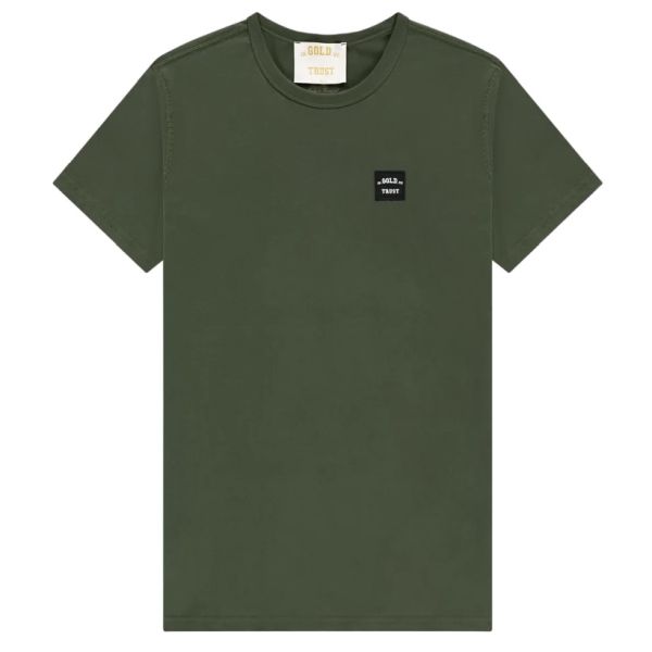 In Gold We Trust The Lock T-shirt Donker Groen