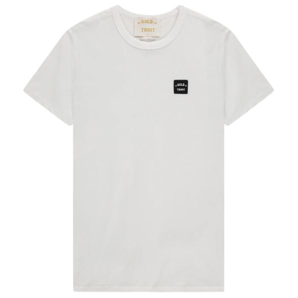 In Gold We Trust The Lock T-shirt Wit