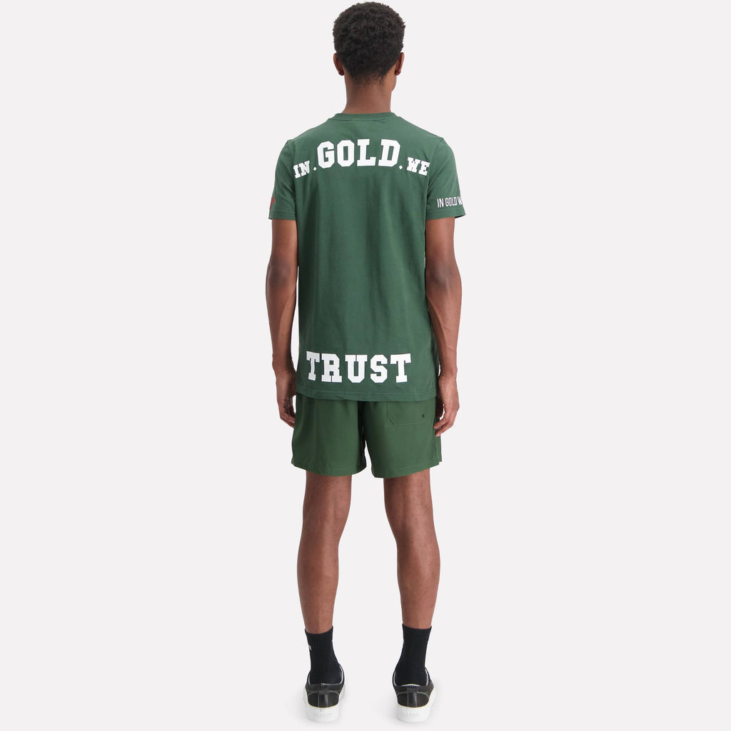 In Gold We Trust The Marley Zwembroek Donker Groen