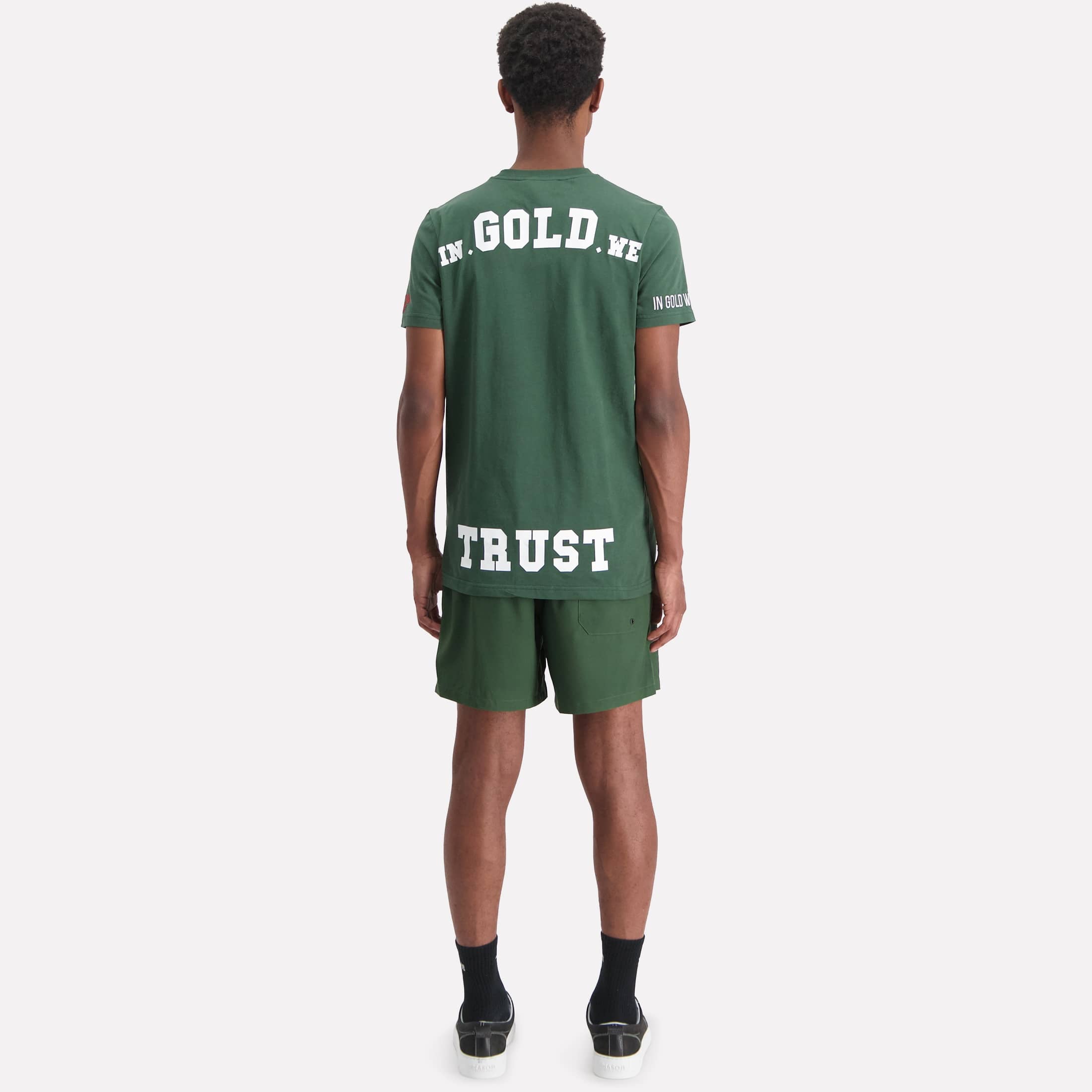 In Gold We Trust The Marley Zwembroek Donker Groen