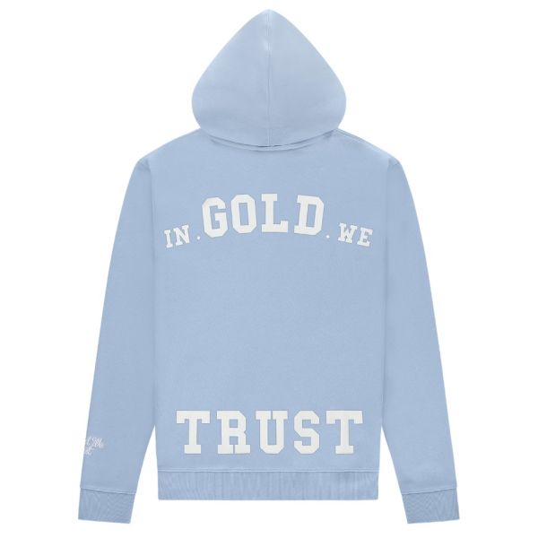 In Gold We Trust The Notorious Hoodie Licht Blauw