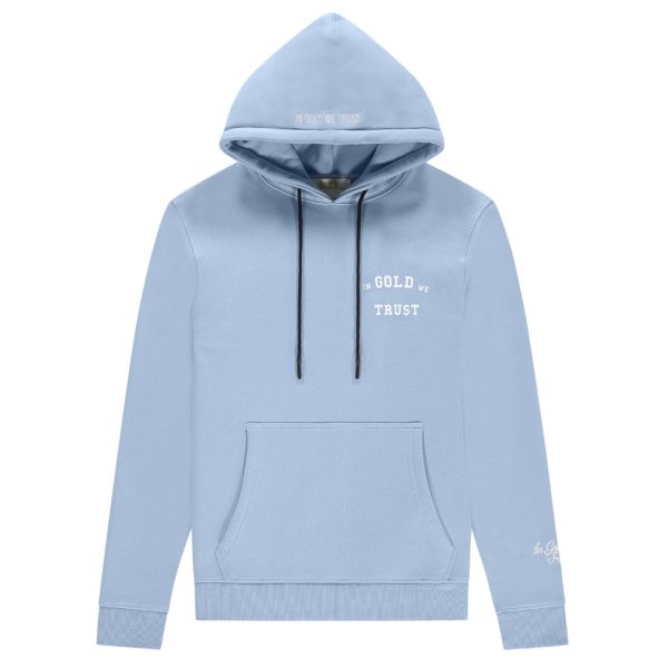 In Gold We Trust The Notorious Hoodie Licht Blauw