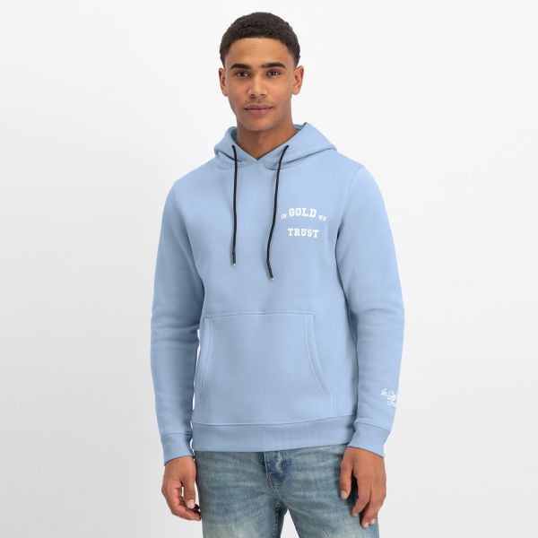 In Gold We Trust The Notorious Hoodie Licht Blauw