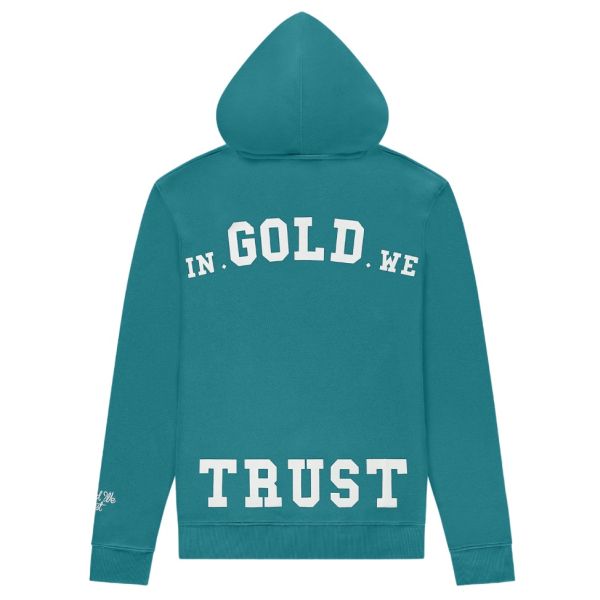 In Gold We Trust The Notorious Hoodie Turquoise