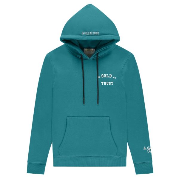 In Gold We Trust The Notorious Hoodie Turquoise