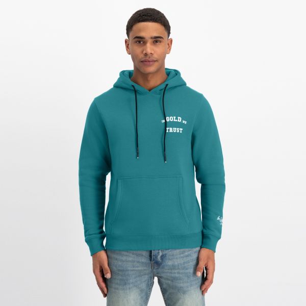 In Gold We Trust The Notorious Hoodie Turquoise