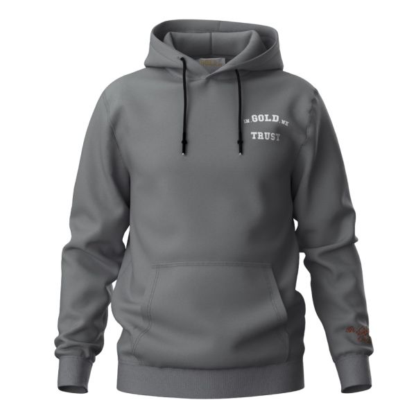 In Gold We Trust The Notorious Hoodie Antraciet