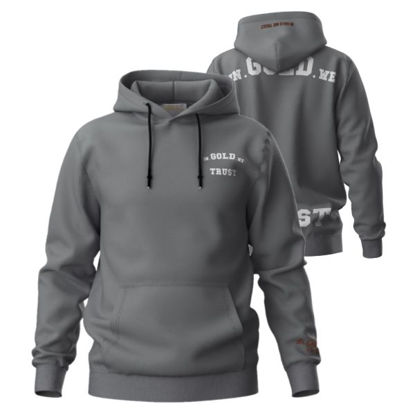 In Gold We Trust The Notorious Hoodie Antraciet