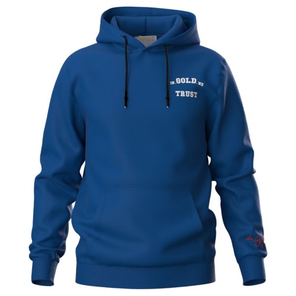 In Gold We Trust The Notorious Hoodie Blauw