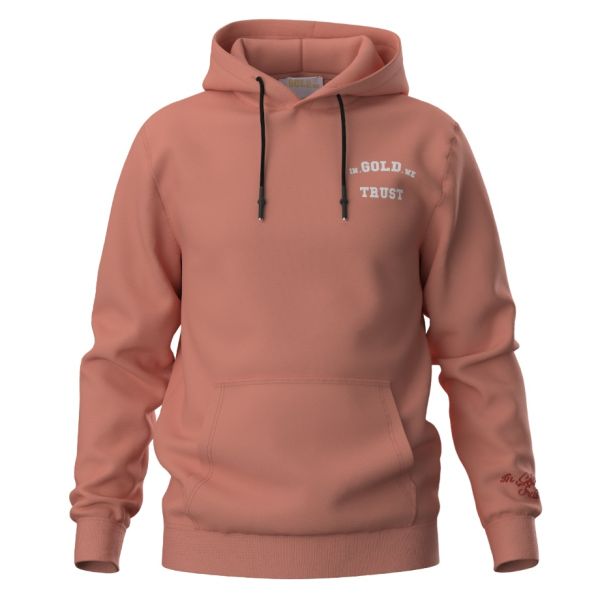 In Gold We Trust The Notorious Hoodie Donker Peach